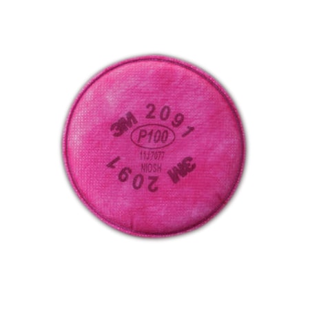 3M 3M™ Particulate Filter 3M2091, P100, 50051131070009